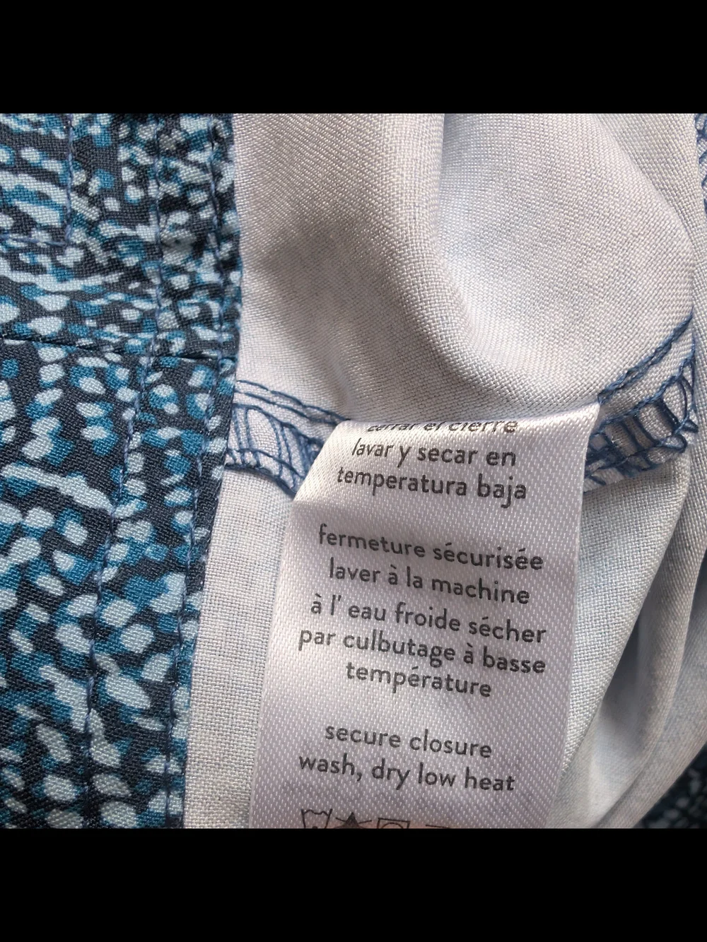Ripskirt Hawaii Blue and White Patterned Pencil Skirt